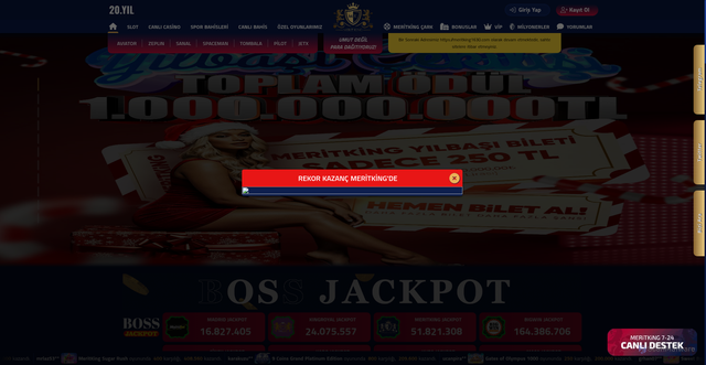 Security scan screenshot of https://meritjing1695.com/aviator