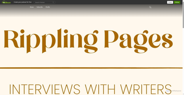 Security scan screenshot of https://ripplingpages.podbean.com/e/benjamin-markovits-on-basketball-family-and-illness/