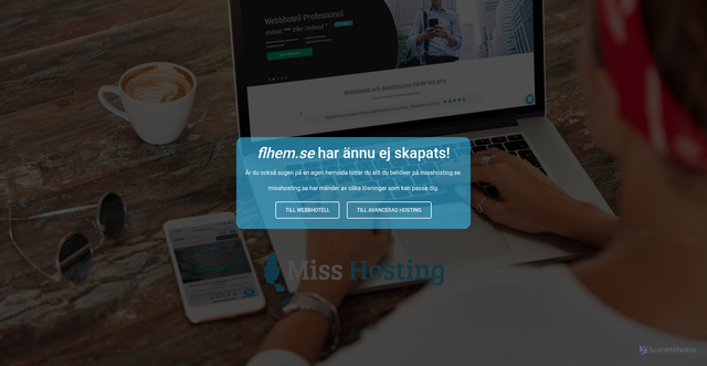 Security scan screenshot of https://flhem.se