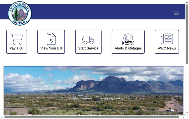 Security scan screenshot of https://www.azwater.com/