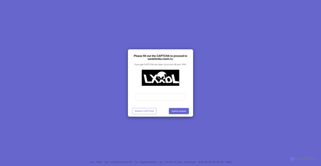 Security scan screenshot of https://santehnika-room.ru