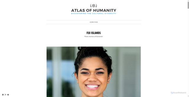 Security scan screenshot of https://www.atlasofhumanity.com/fiji