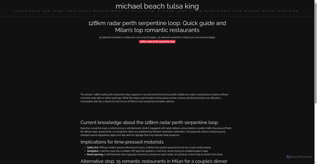 Security scan screenshot of https://nusadailyflow-dp6yx06lx38j.edgeone.app/128km-radar-perth-serpentine-loop.html