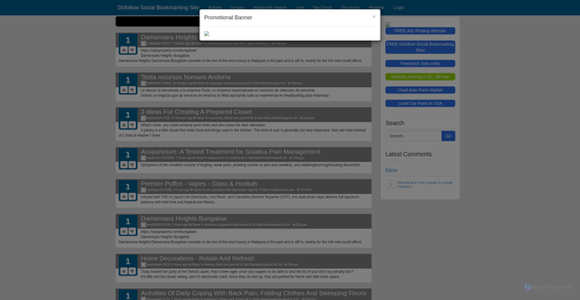 Security scan screenshot of https://package.dofollowlinks.org