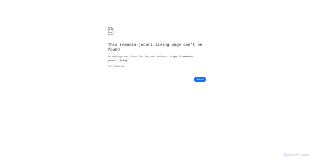 Security scan screenshot of https://romania-jocuri.living/