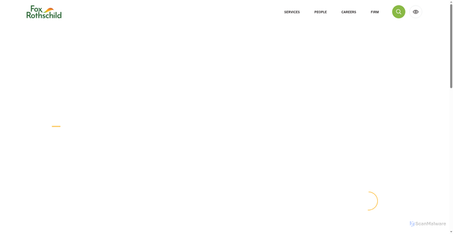 Security scan screenshot of https://www.foxrothschild.com/