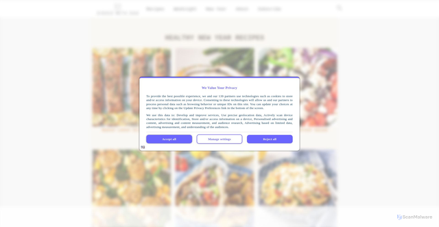 Security scan screenshot of https://disheswithdad.com