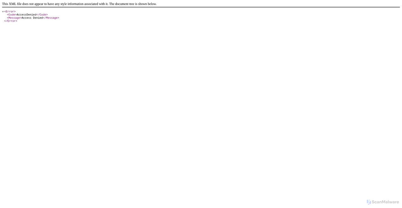 Security scan screenshot of https://cdn.useamp.com/