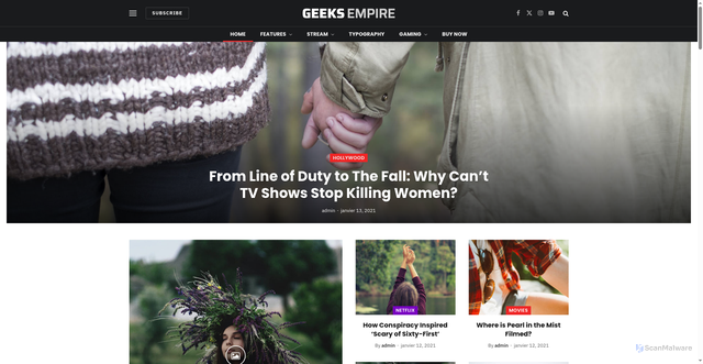 Security scan screenshot of https://zimagez.com