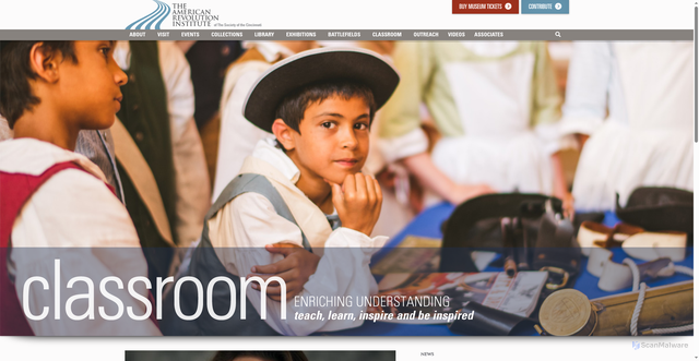 Security scan screenshot of https://americanrevolutioninstitute.org