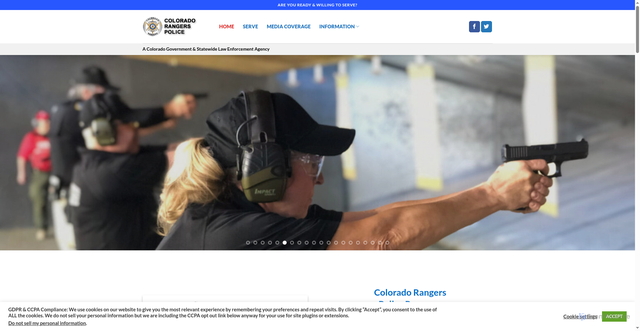 Security scan screenshot of https://coloradorangers.gov/