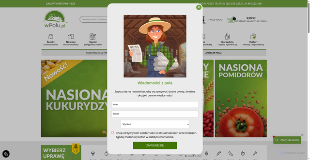 Security scan screenshot of https://wpolu.pl