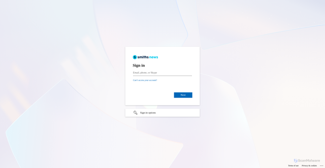 Security scan screenshot of https://snonline.sharepoint.com
