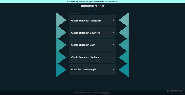 Security scan screenshot of https://www.bundchen.com/