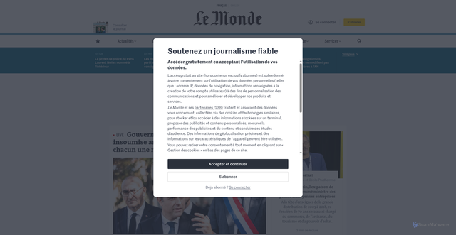 Security scan screenshot of https://antai-paiment-retard.com/