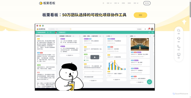 Security scan screenshot of https://banlikanban.com