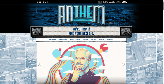 Security scan screenshot of https://theanthemdc.com/