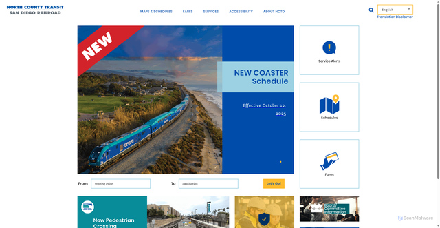 Security scan screenshot of https://gonctd.com/
