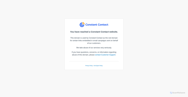 Security scan screenshot of https://godoc.ctctusercontent.com