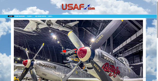 Security scan screenshot of https://usaf.com/