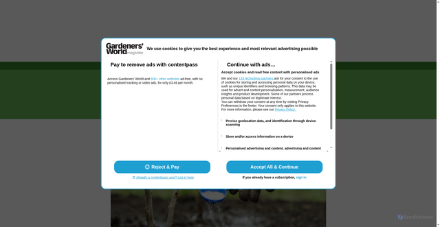 Security scan screenshot of https://www.gardenersworld.com/how-to/grow-plants/potash/?srsltid=AU7gw4UEtXbxuau2e8JG96BD60pTTIP2h03FhP9z1Ae5dfXFBr7nQ6W1