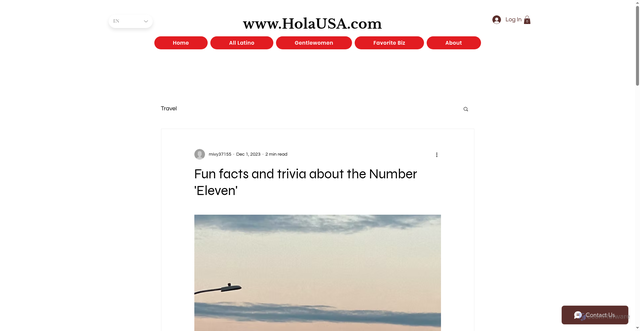 Security scan screenshot of https://www.holausa.com/post/fun-facts-and-trivia-about-the-number-eleven