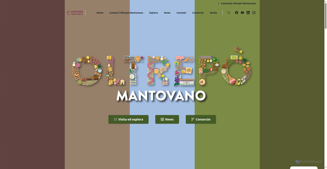 Security scan screenshot of https://www.oltrepomantovano.eu