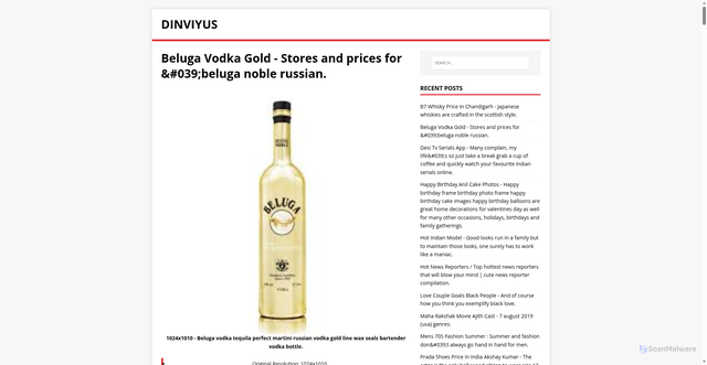 Security scan screenshot of https://yusvinid.pages.dev/post/beluga-vodka-gold/