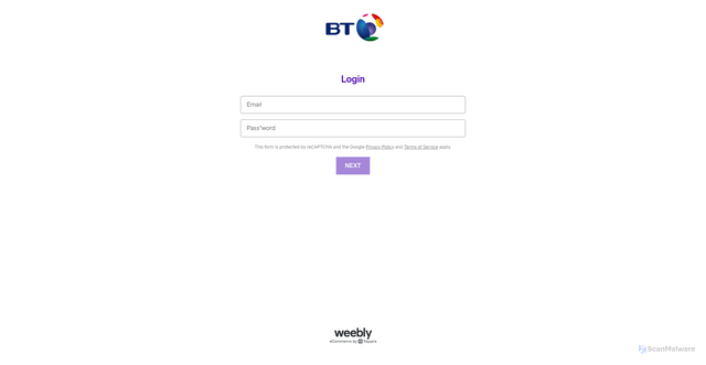 Security scan screenshot of https://eebtcm-100573.weeblysite.com/
