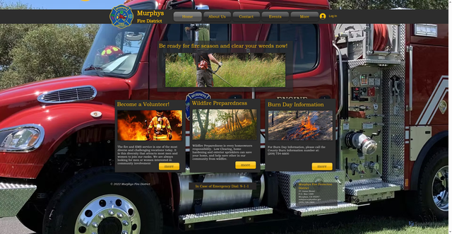 Security scan screenshot of https://www.murphysfire.gov/