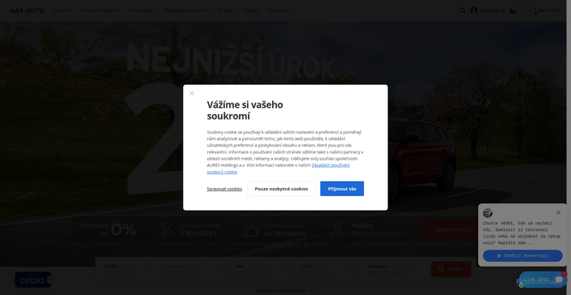 Security scan screenshot of https://aaaauto.cz