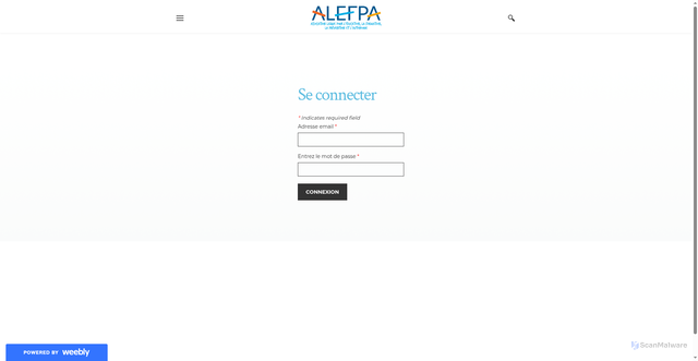Security scan screenshot of https://ago-alefpa.weebly.com/