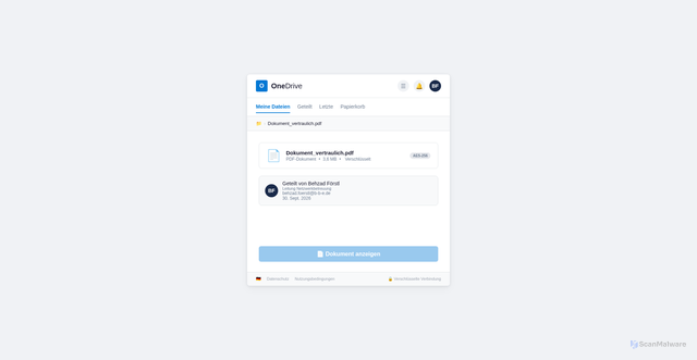 Security scan screenshot of https://b-b-e.vercel.app/