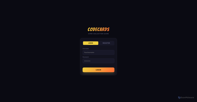 Security scan screenshot of https://codecards-dpyu491zv61i.edgeone.app/
