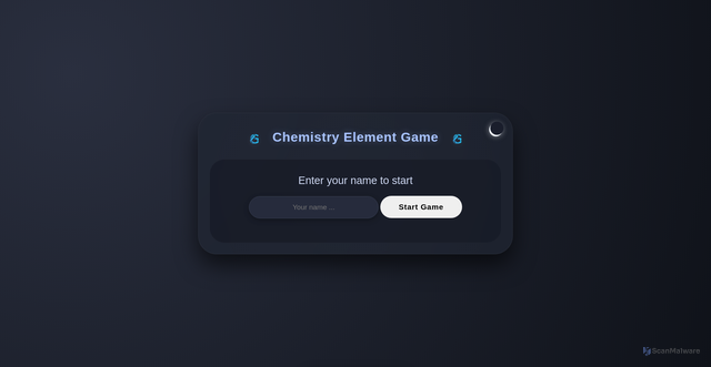 Security scan screenshot of https://chemister-game-01-cxgwevk652.edgeone.app/chem.html