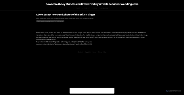 Security scan screenshot of https://konacoffeelandhugo-dipone9vz8.edgeone.app/23316-adele-latest-news-and-photos-of-the-british-singer.html