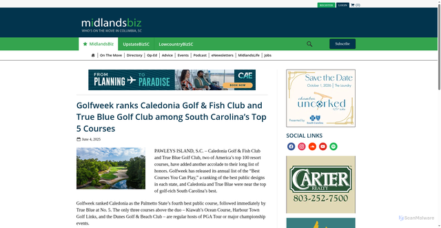 Security scan screenshot of https://whosonthemove.com/golfweek-ranks-caledonia-golf-fish-club-and-true-blue-golf-club-among-south-carolinas-top-5-courses/
