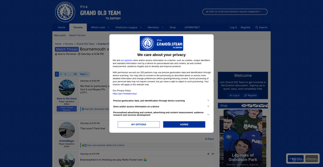 Security scan screenshot of https://www.grandoldteam.com/forum/threads/bournemouth-v-everton-tue-dec-2-7-30.122977/