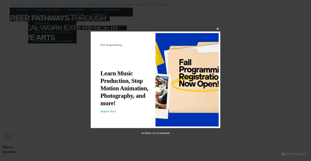 Security scan screenshot of https://www.bharts.org/