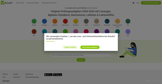 Security scan screenshot of https://schullv.de