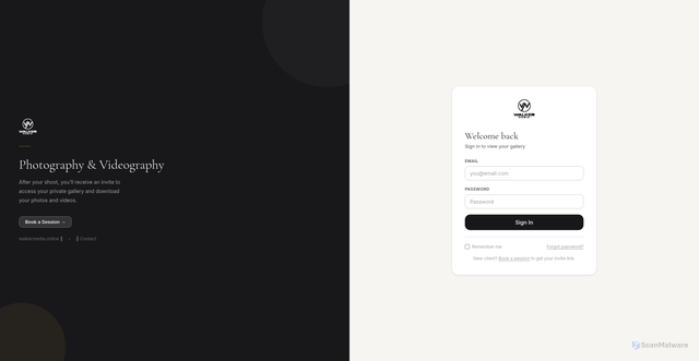 Security scan screenshot of https://walkermediaportal-pgz07frz95.edgeone.app/