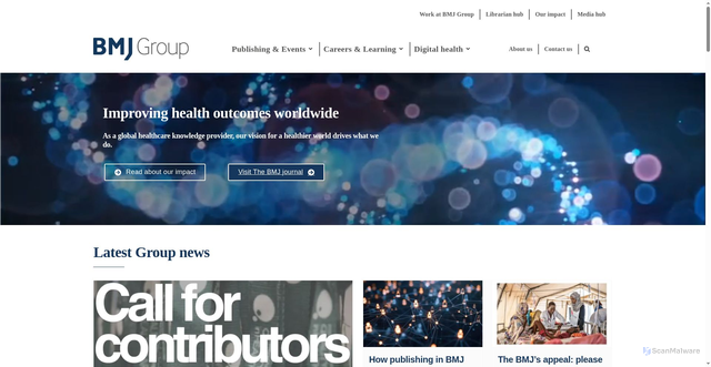 Security scan screenshot of https://bmjgroup.com