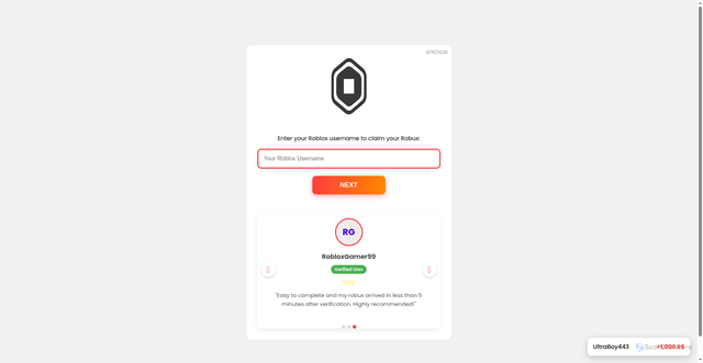 Security scan screenshot of http://www.rbxapp.vercel.app/