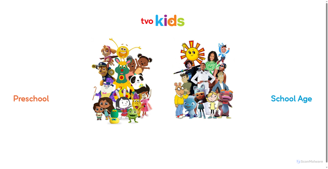 Security scan screenshot of https://tvokids.com