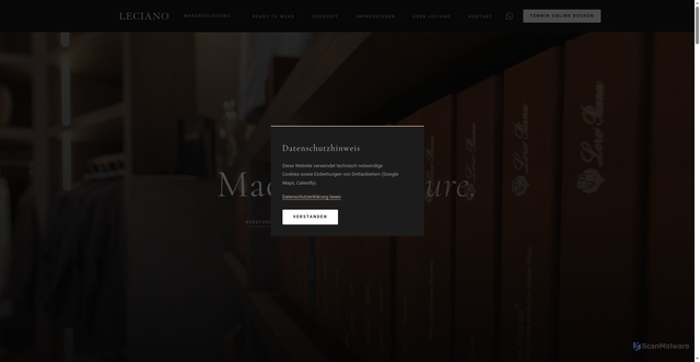 Security scan screenshot of https://mail.leciano.ch