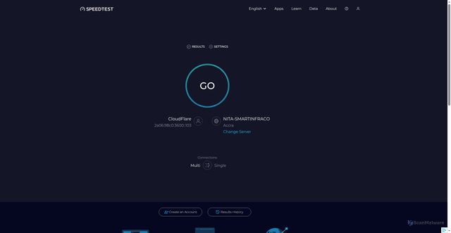 Security scan screenshot of https://test-bc7.pages.dev/