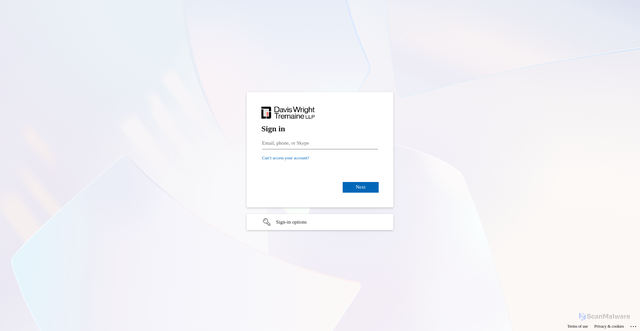 Security scan screenshot of https://dwt.sharepoint.com