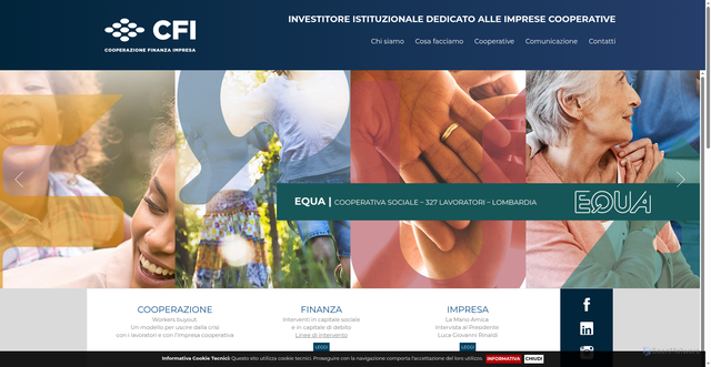 Security scan screenshot of https://www.cfi.it/