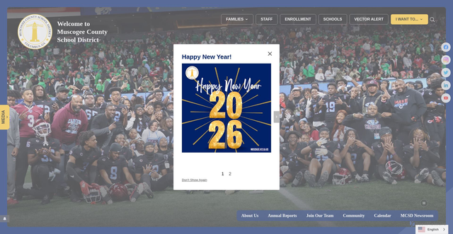 Security scan screenshot of https://www.muscogee.k12.ga.us/