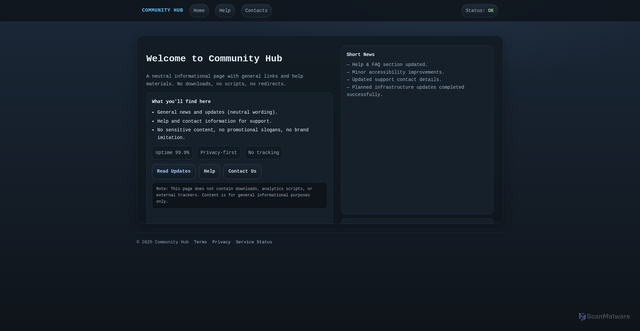 Security scan screenshot of https://s.teamdm.world/